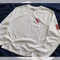 Лонгслив Number (N)ine Emblem Red Stripes, Москва