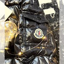 Пуховик Moncler Maya crop fit black, Москва