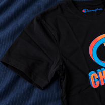 Футболка Champion Blue Orange Logo, Москва