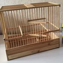 Клетка для канареек из натурального дерева, Москва